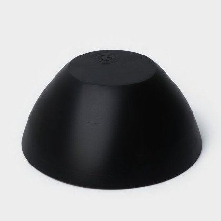 Plate - Round Loft, 20 × 9 cm salad, black color-3