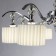 Ibiza 32 cm chandelier, D 75 cm, 8x40W E14