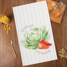 Ethel towel Vegetable 40x73 cm, 100% cotton, reps 210 g/m2