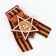 Wooden icon with St. George ribbon on Victory Day “Patriotic War”, 6.1 x 8.2 cm