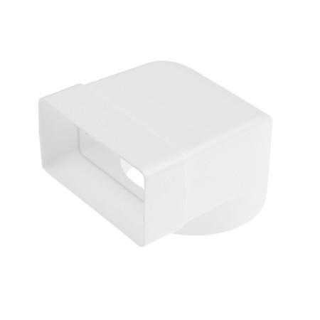Zein connector, 55x110 mm, d = 100 mm, angular, ventilation-2