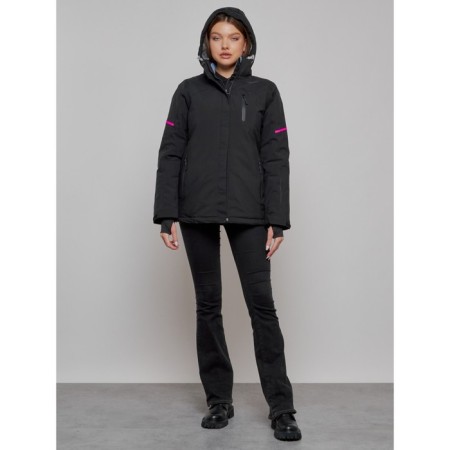 Ski jacket female, size 46, black color-14