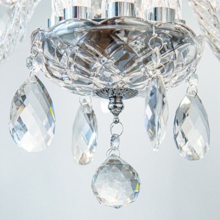 Люстра "Эвелина" 8хЕ14 40Вт хром 60х60х40-100см BayerLux-3