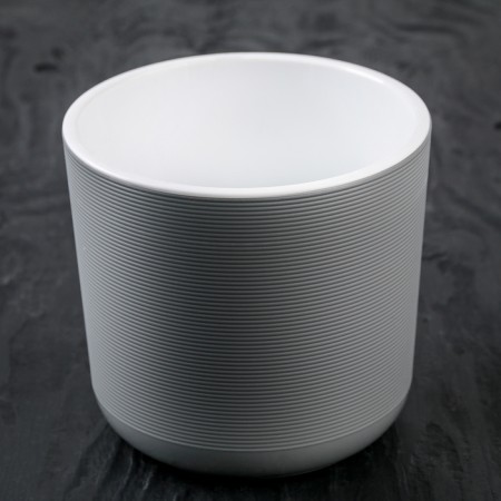 Pot with the insert "Lyon", 2 l, the color is gray