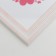 Photo frame plastic 15x20 cm "White with pink" 22.5x17.5 cm