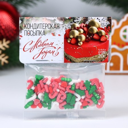 Confectionery Sprinking "Christmas Eve", 20 g-1