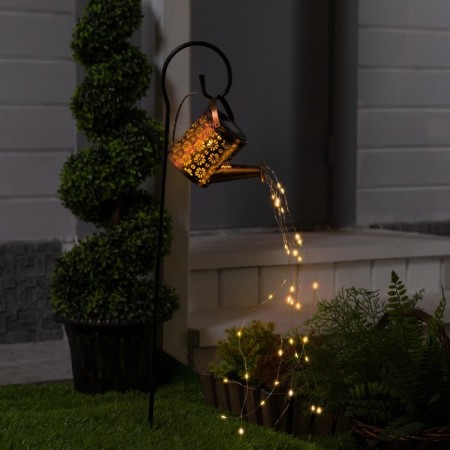 Garden lamp on the sunny battery "Lake", 21 × 15 × 9.5 cm, 37 LED, glow warm white