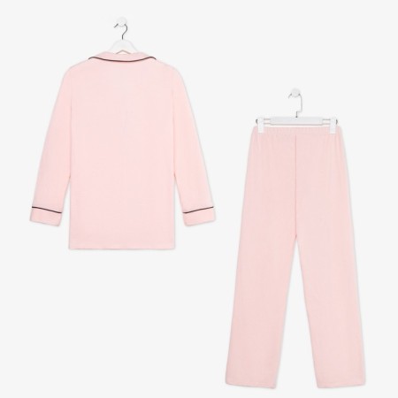 Female pajamas (shirt and trousers) Kaftan Shine p. 40-42, pink-8