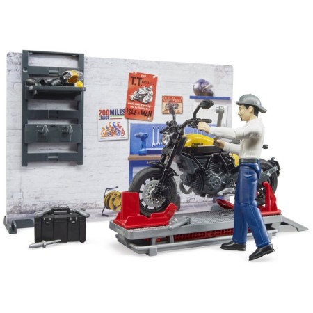 Game set repair set with yellow ducati-1