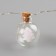 Garland “thread” 1.6 m with nozzles “Balls with a Christmas tree”, IP20, silver thread, 15 LED, glow of multi, AAX2