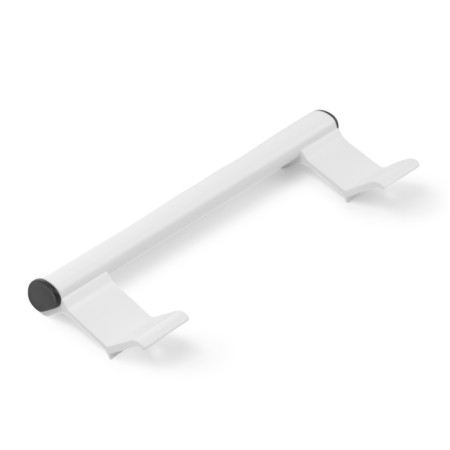 The handle-slop for plastic doors of the tundra 001wh, metal, white color-2