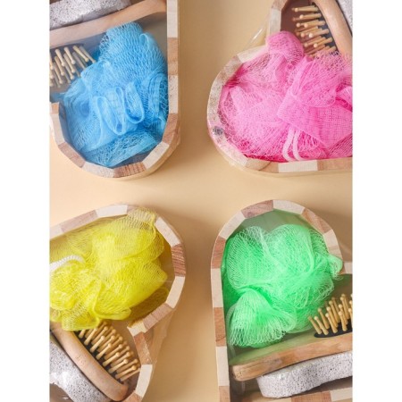 Set of Bann Dolyana, 3 objects (washcloth, pumice, comb), mix color-10
