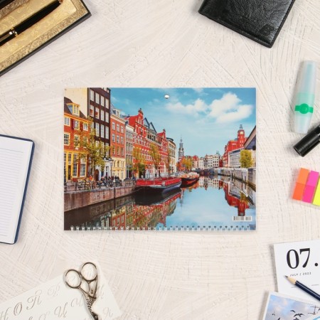 Quarterly calendar, Trio "Old City" 2025, 73 x 29 cm-1