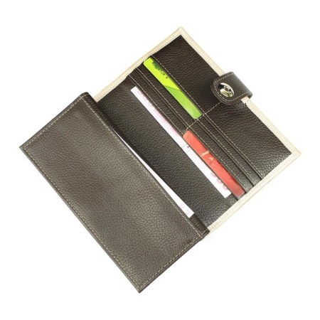 N/k wallet, magnet, karm. 14, d/coins 1, departments 5, metallic/brown. Fleet-2