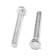 Bolt "Tundra", with a hexagonal head, galvanized, Din933, M6x50 mm, 4 pcs
