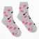 Women's socks minku "lipsticks", gray color, size 36-37 (23 cm)