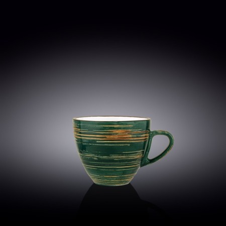 Wilmax England Spiral cup, 300 ml, green color