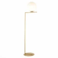 The floor lamp ST LUCE. SL1148.305.01. CODDA. 1x60 W, E27, 38x30x175 cm, brass color