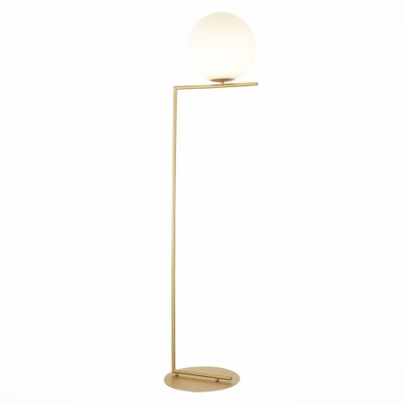 The floor lamp ST LUCE. SL1148.305.01. CODDA. 1x60 W, E27, 38x30x175 cm, brass color