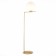 The floor lamp ST LUCE. SL1148.305.01. CODDA. 1x60 W, E27, 38x30x175 cm, brass color