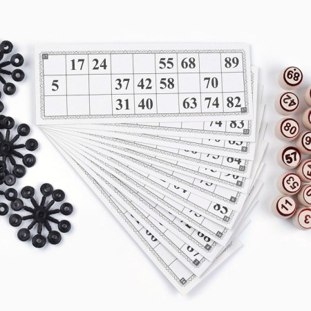 Lotto Russian, wooden "feast", board game, with barrels-4