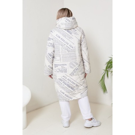 Women's jacket, size 66, milk color-5