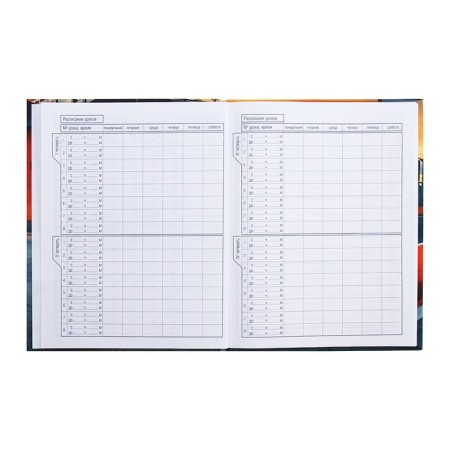 Universal diary for grades 1-11 Sport Style, hard cover, glossy lamination, 40 sheets-6