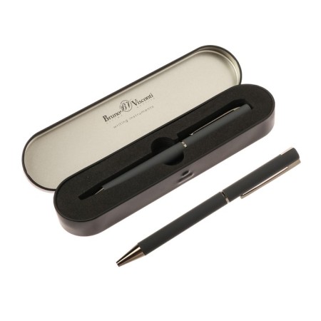 Switching handle, 0.7 mm, Bruno visconti bergamo, gray rod, gray metal case, in a metal case