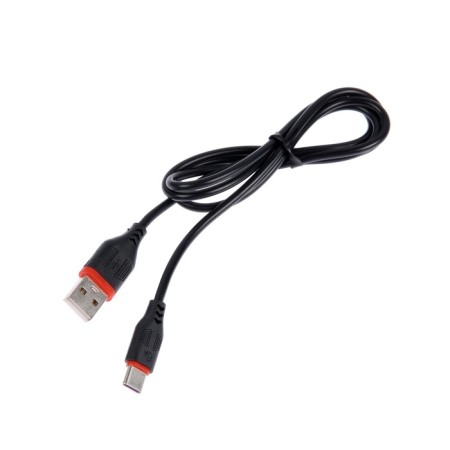 Eltronic Type -C - USB, 2.4 A, 1 m, charging + data transfer, package, black-2
