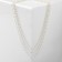 Beads with pearls "Olympia" trio, color gold, 45cm