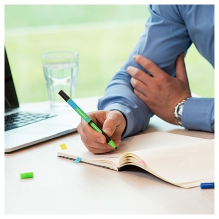Two-sided set, ballpoint pen + Schneider "Link -it" 04zv., 1.4mm/4mm, cardboard packaging, euro suspension-6