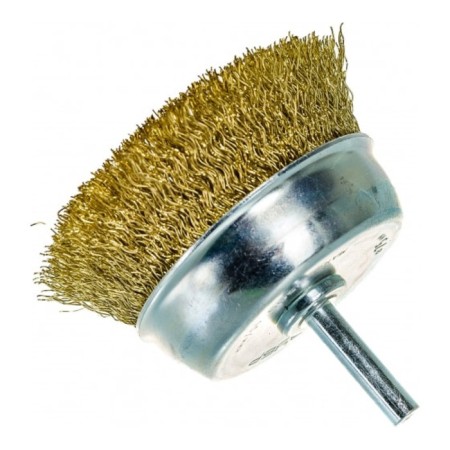 A set of brushes for a bison drill 3531-H2_z02, "cup", twisted, steel, 0.3 mm, 50/75 mm, 2 pcs.-2