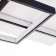 Lumber "Valoni" LED 70W 4000K white-black 50.5x50.5x8 cm Bayerlux