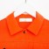 Shirt for a girl denim, shortened kaftan, size 38 (146-152 cm), Orange color