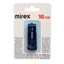 Flash drive Mirex Swivel Deep Blue 16GB (Ecopack)