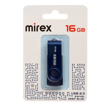 Flash drive Mirex Swivel Deep Blue 16GB (Ecopack)