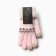 Female gloves on the lawsuit Minaku 22 cm pink