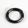 Karabin ring, d = 20/28 mm, thickness - 4 mm, 5 pcs, black nickel color