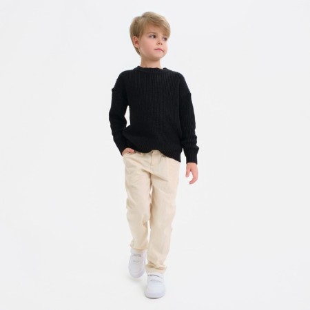 Jumper Children's Minaku: Casual Collection Kids, Black Color, Height 116-5