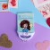 Hair gum "Little Joy" (set 2 pcs) star, 3.5 cm, white