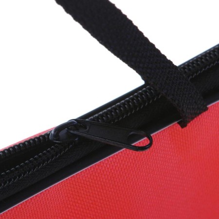 Folder with handles textile A4, 350 x 270 x 20 mm, calligrata "office", nylon 600D, two -tone Kant, orange-2