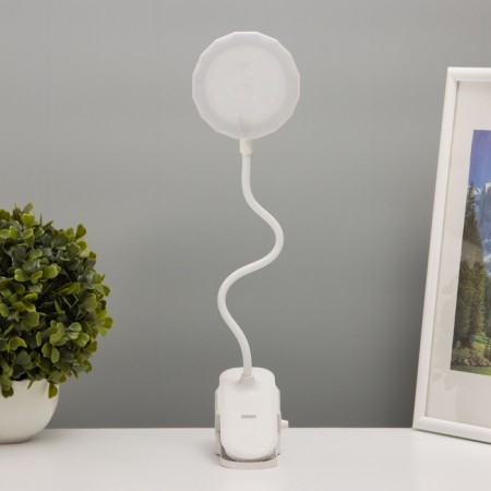 Lamp on a clothespin with a stand for the phone "Fine" 5W Led USB 2700-6500k White-6