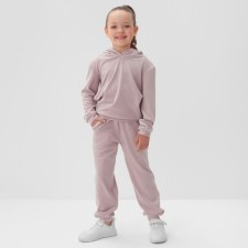 Костюм детский (толстовка, брюки) KAFTAN "Basic line" размер 30 (98-104см), лиловый