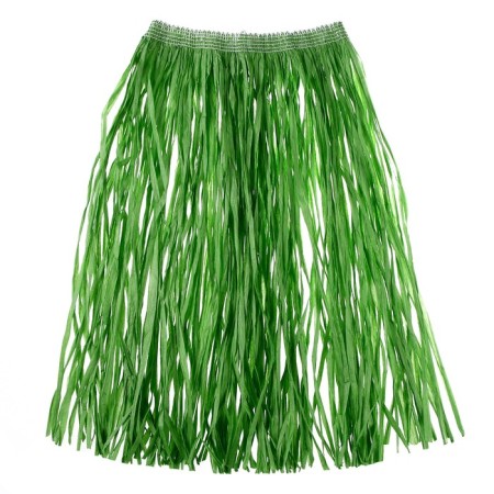 Hawaiian skirt, 60 cm, green color-1