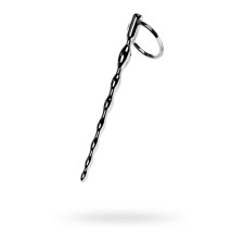 Urethral plag-toe with a ring at the base, Toyfa Metal, silver