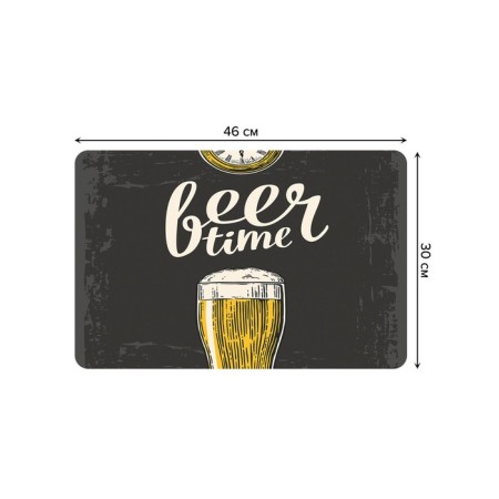 A set of napkins for setting the table "Beer break", rectangular, rounded edges, size 30x46 cm, 4 pcs-2