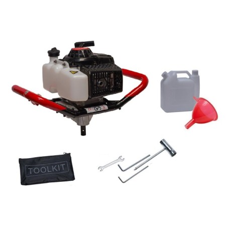 Motobur ADA Ground Drill-7 A00318, gasoline, 2T, 3.26 hp, 2.4 kW, d = 20 mm, without a screw-3