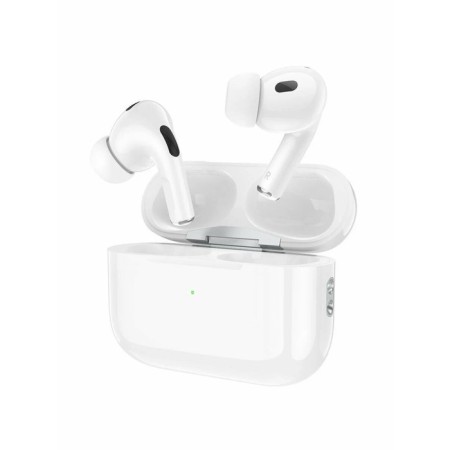 Hoco EW51, TWS headphones, wireless, vacuum, noise reduction, BT 5.3, 30/300 mAh, white-6