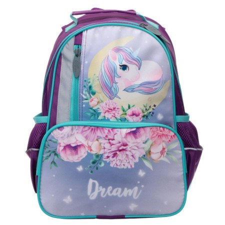 School backpack, 37 x 26 x 13 cm, ergonomic back, calligrata ORT "Unicorn-7