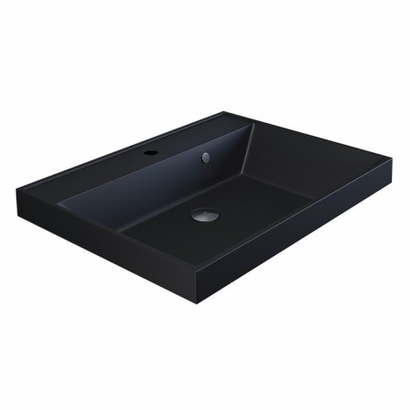 Sink uperwood Classic Quartz 60 cm, quartz, black matte, coal-5